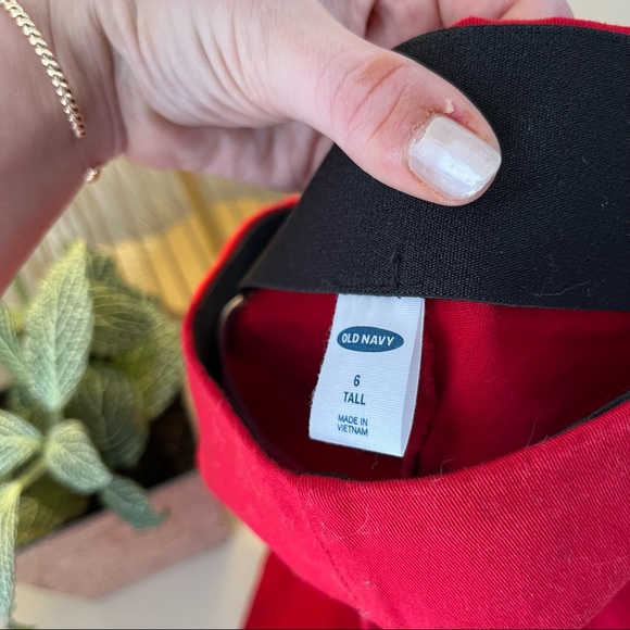 Old Navy Red Slacks - Picture 2 of 2